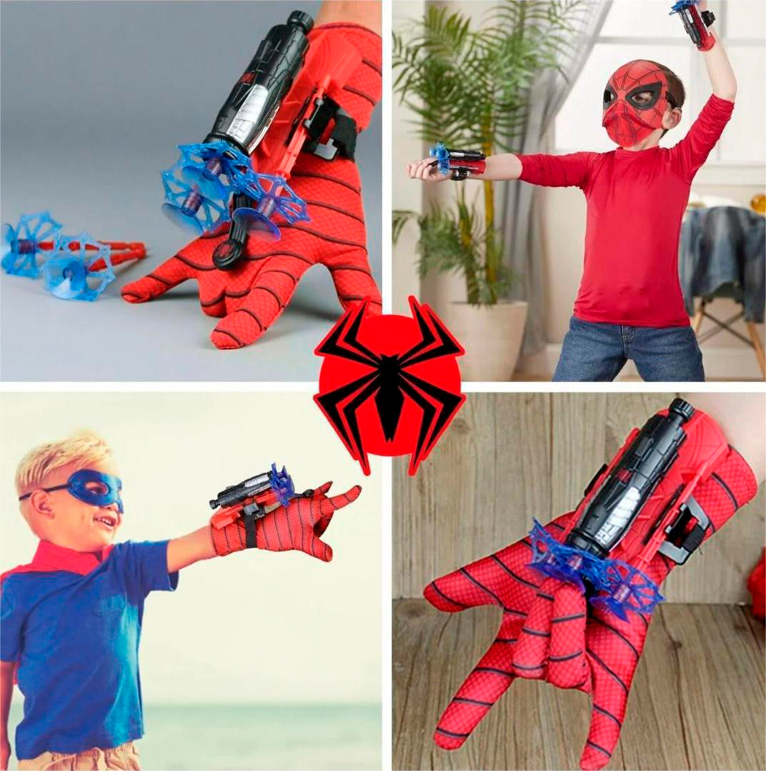 🕸️GUANTE LANZADOR ARÁCNIDO SPIDERMAN🎯