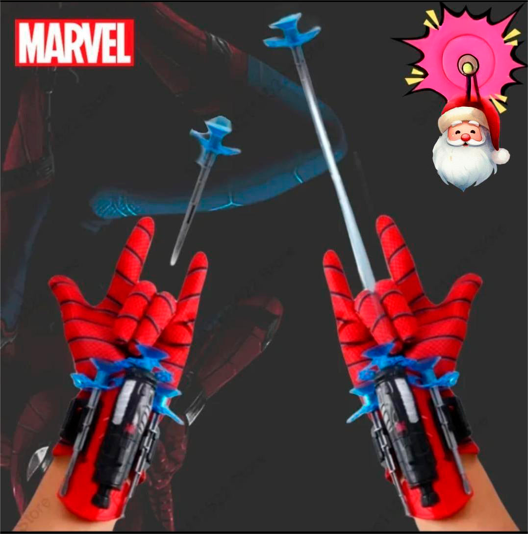 🕸️GUANTE LANZADOR ARÁCNIDO SPIDERMAN🎯